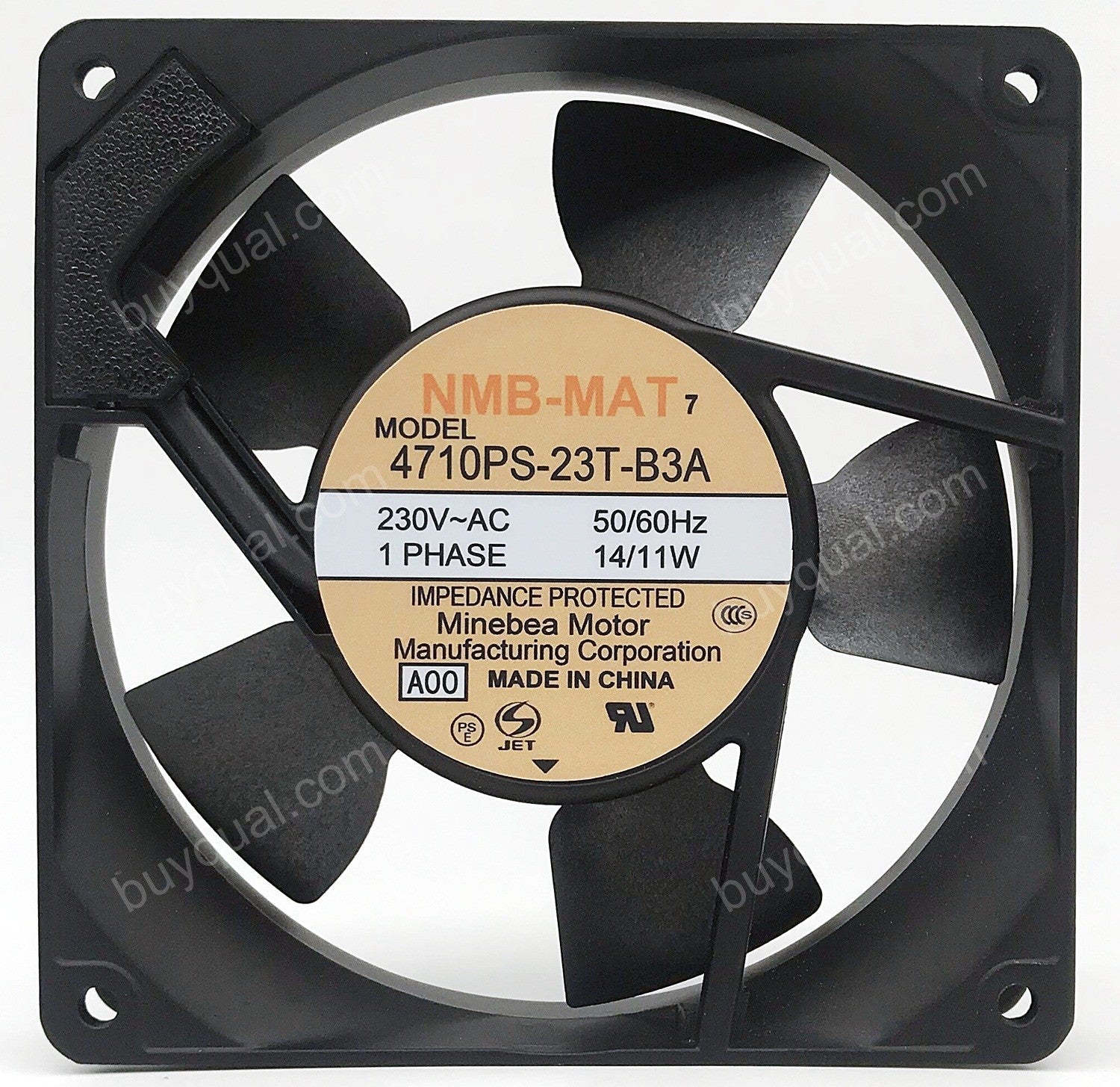 NMB 4710PS-23T-B3A 4710PS-23T-B3A-A00 230V 14/11W 2wires Cooling Fan NMB 4710PS-23T-B3A 4710PS-23T-B3A-A00 230V 14/11W 2wires Cooling Fan